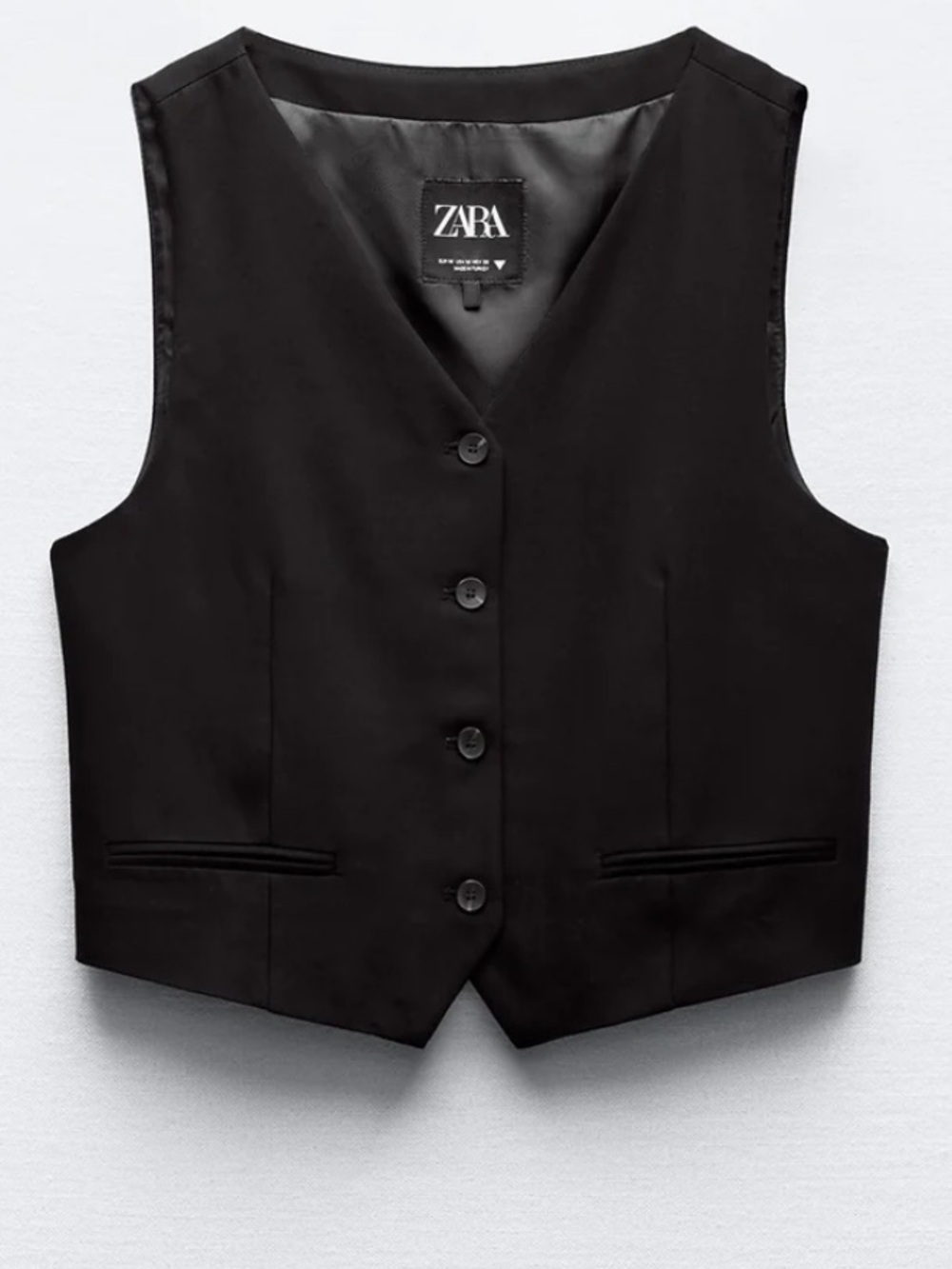 Zara Black Women's Tailored Vest